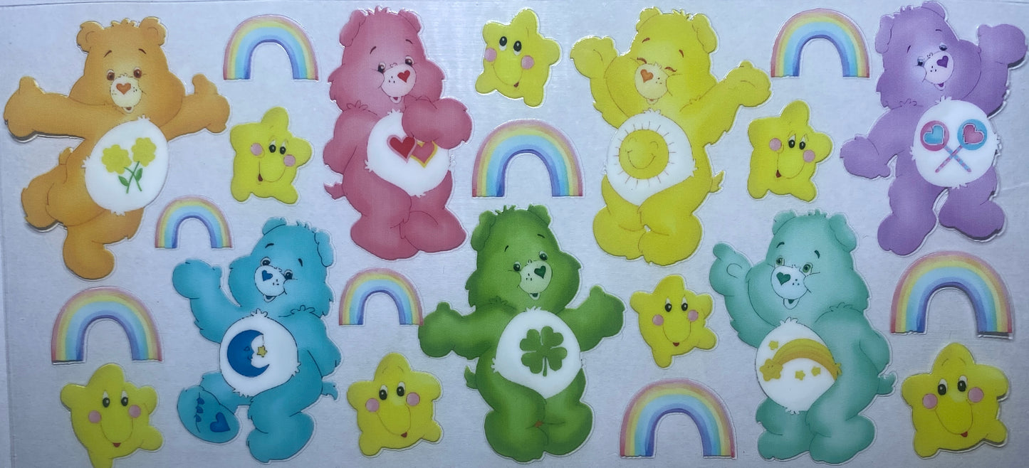 Colorful Bears and Rainbows