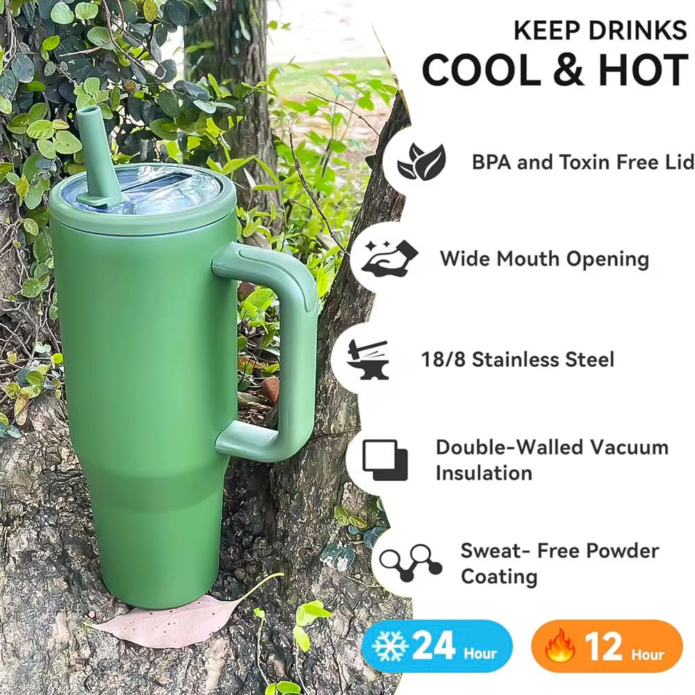 40oz LEAKPROOF Stainless Steel Tumbler (PRE-ORDER)
