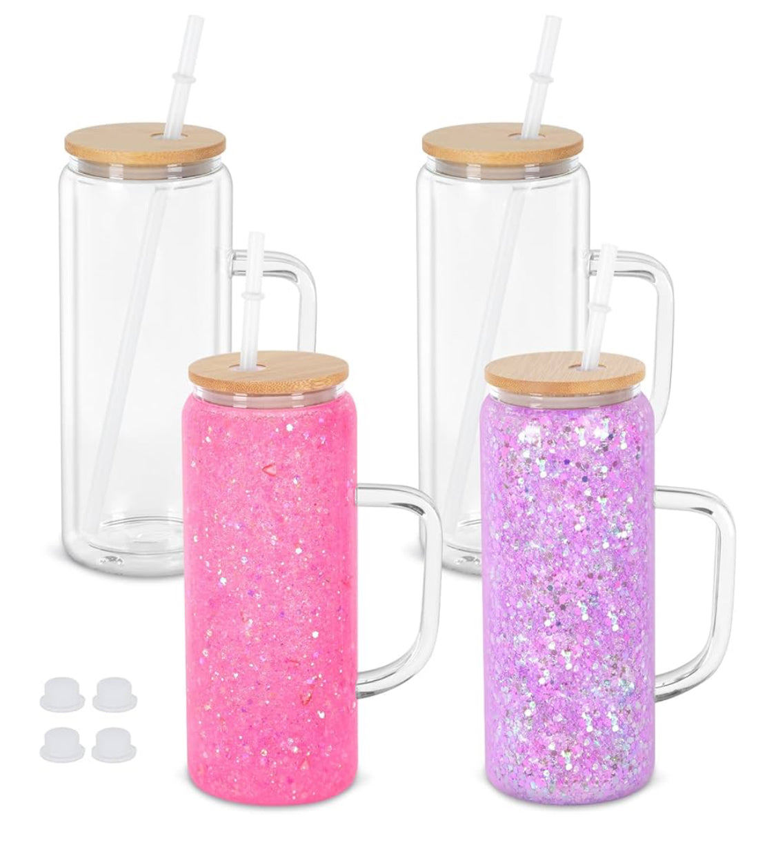 20oz Glass Snowglobe w/Handle (PRE-ORDER)