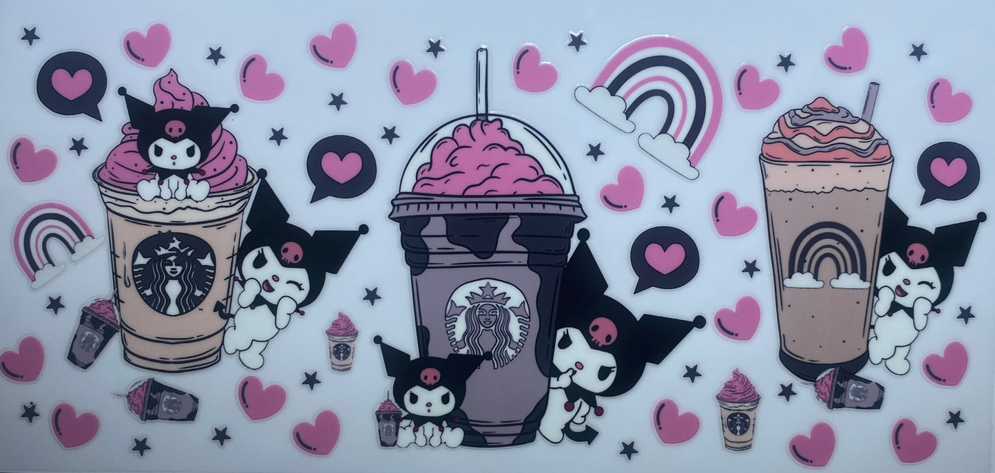 Cute Character and Coffee