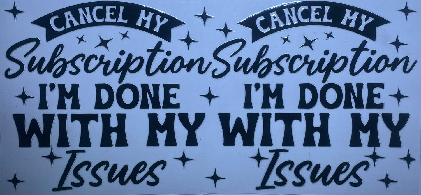 Cancel My Subscription