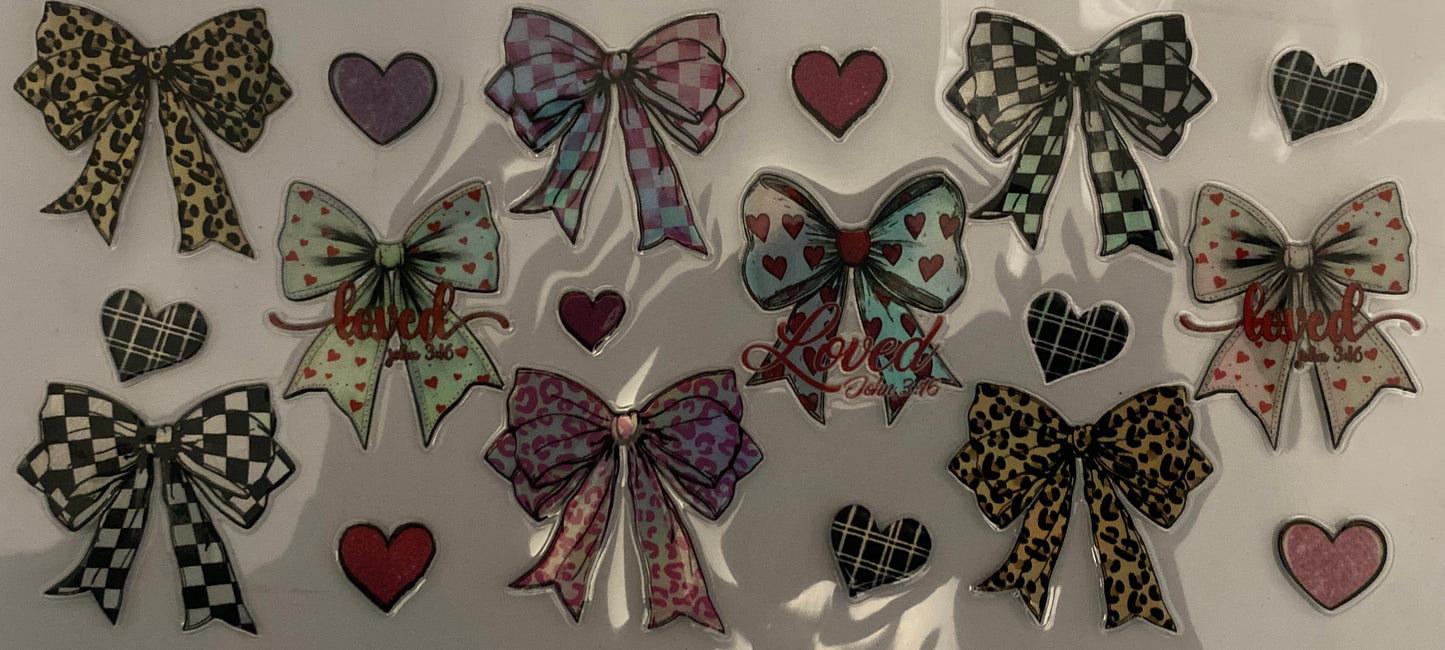 Bows and Hearts (Holographic)