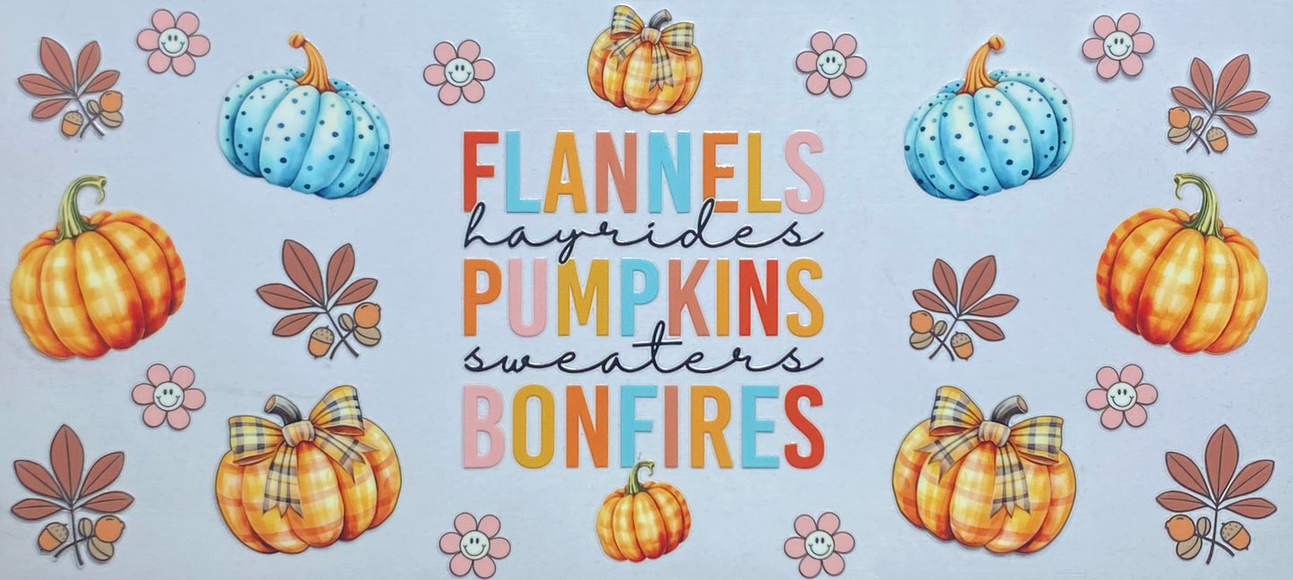 Flannels, Pumpkins, Bonfires