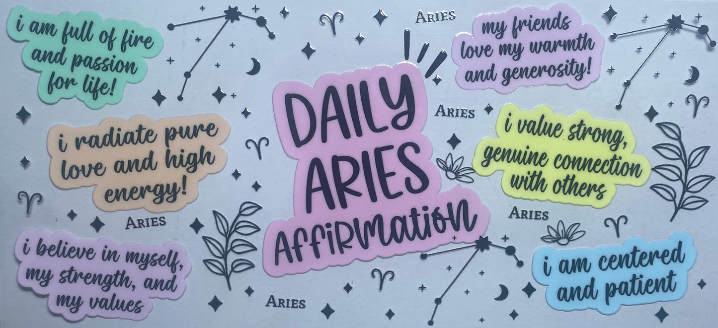 Zodiac Affirmations: Aries