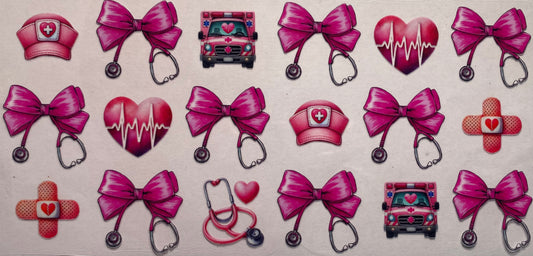 Pink Ambulance and Bows
