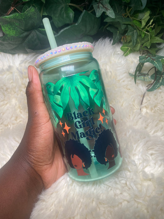 Black Girl Magic Teal Cup