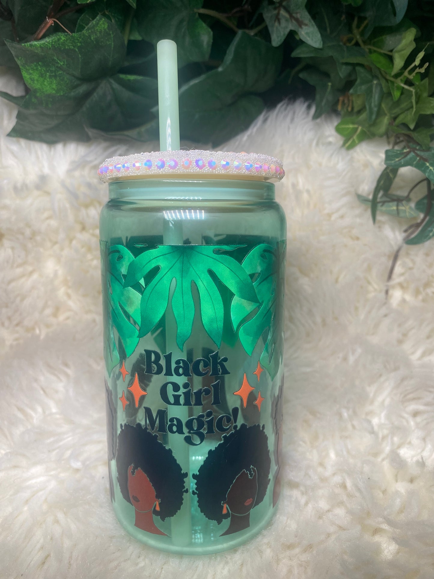 Black Girl Magic Teal Cup
