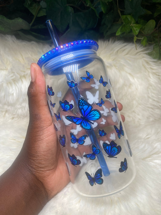 Blue Butterflies Cup