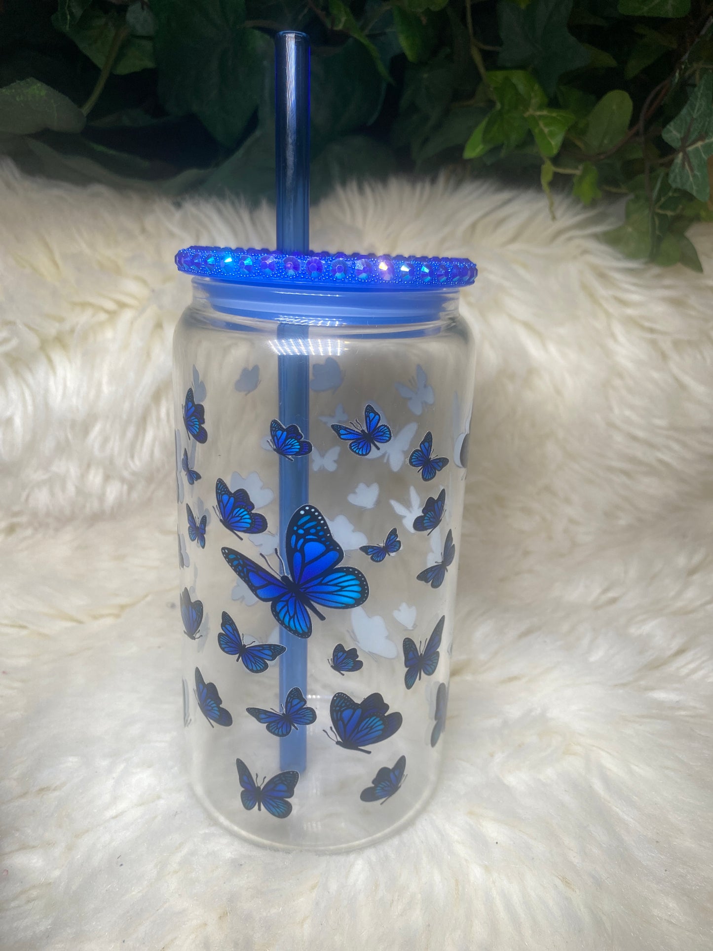 Blue Butterflies Cup