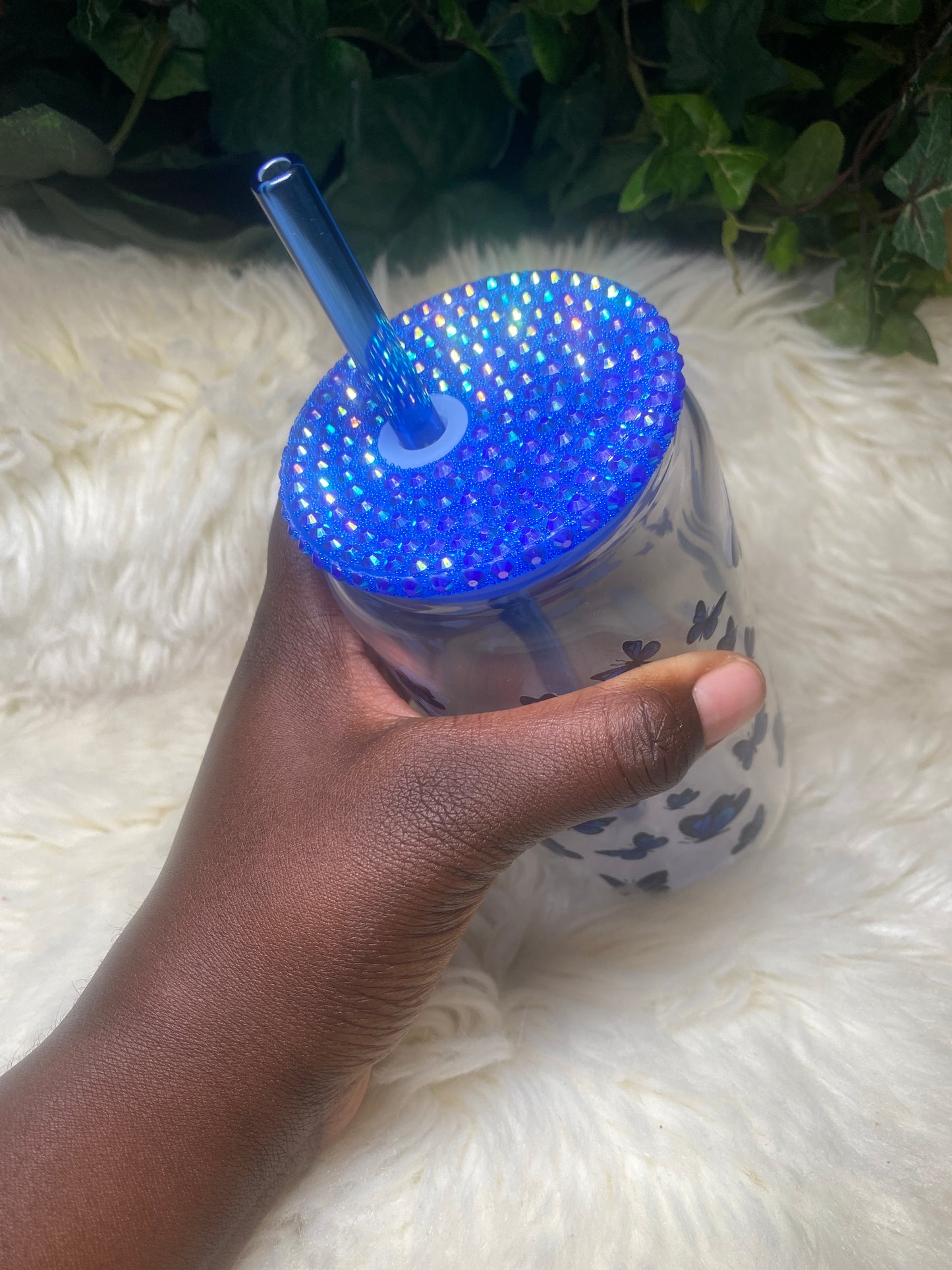 Blue Butterflies Cup