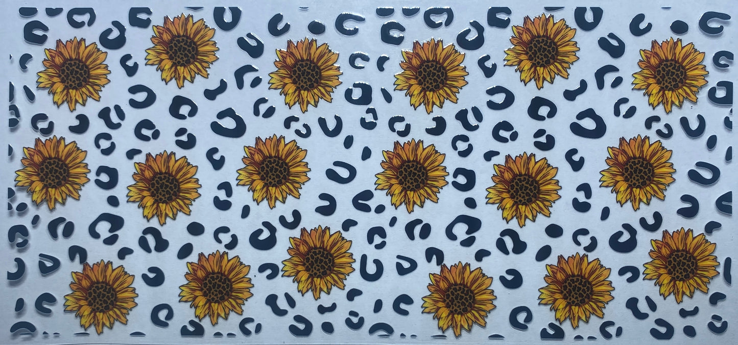 Sunflowers in Leopard Print