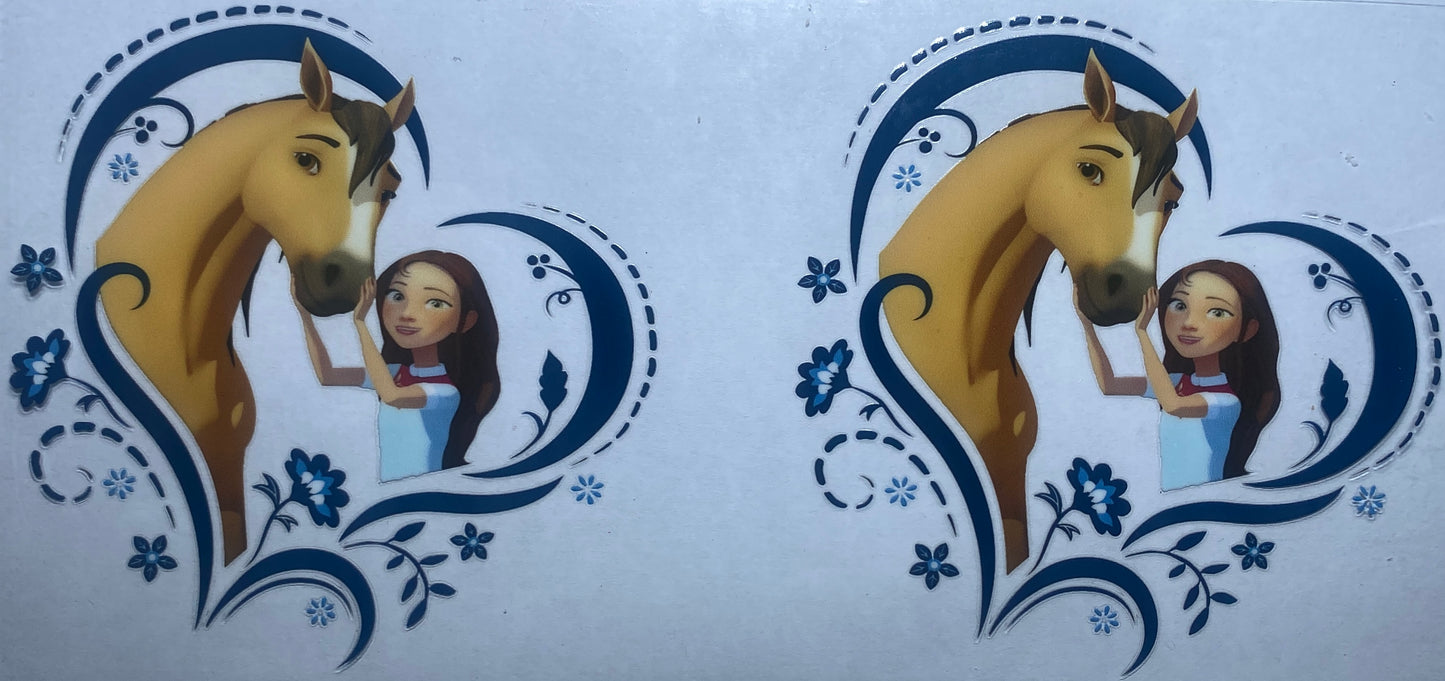 Lovely Horse and Lady