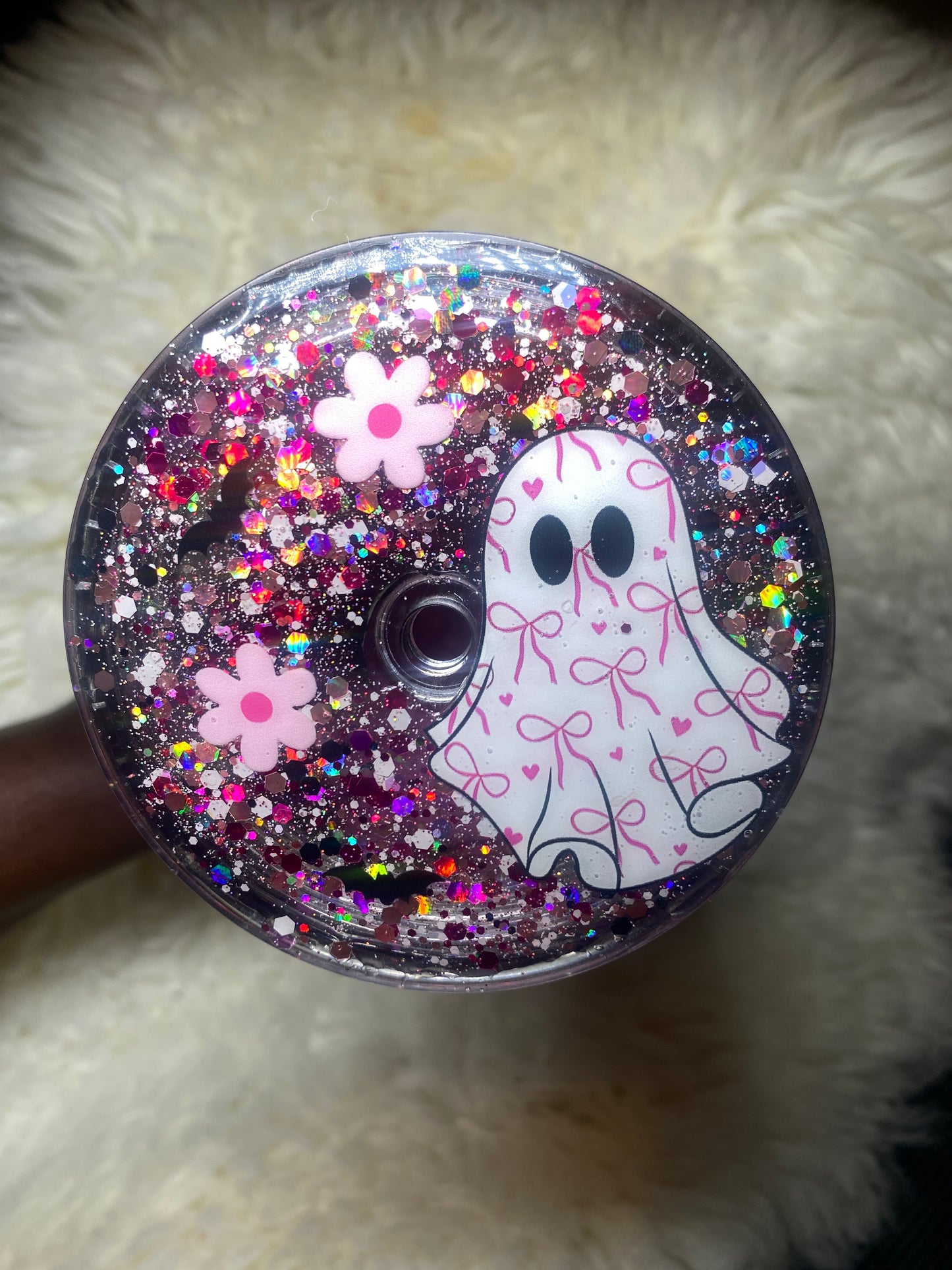 Pink and Black Ghost 2 Toned Lava Cup