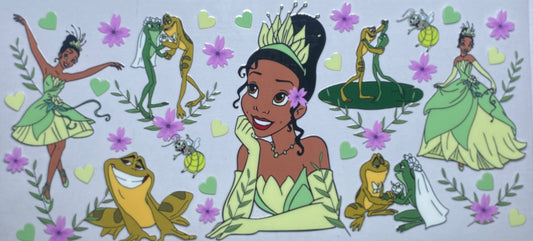 Black Girl Princess and her Frog