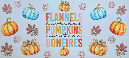Flannels, Pumpkins, Bonfires