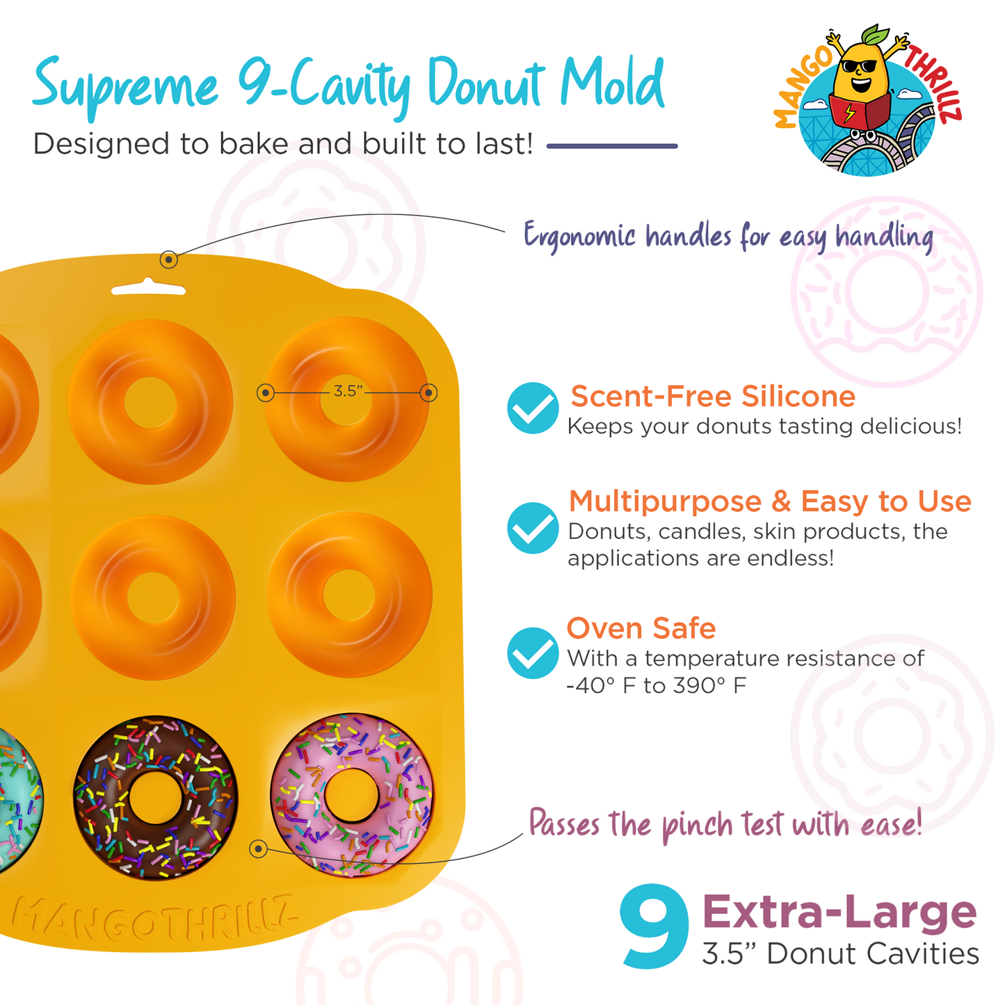 Silicone Donut Mold Set