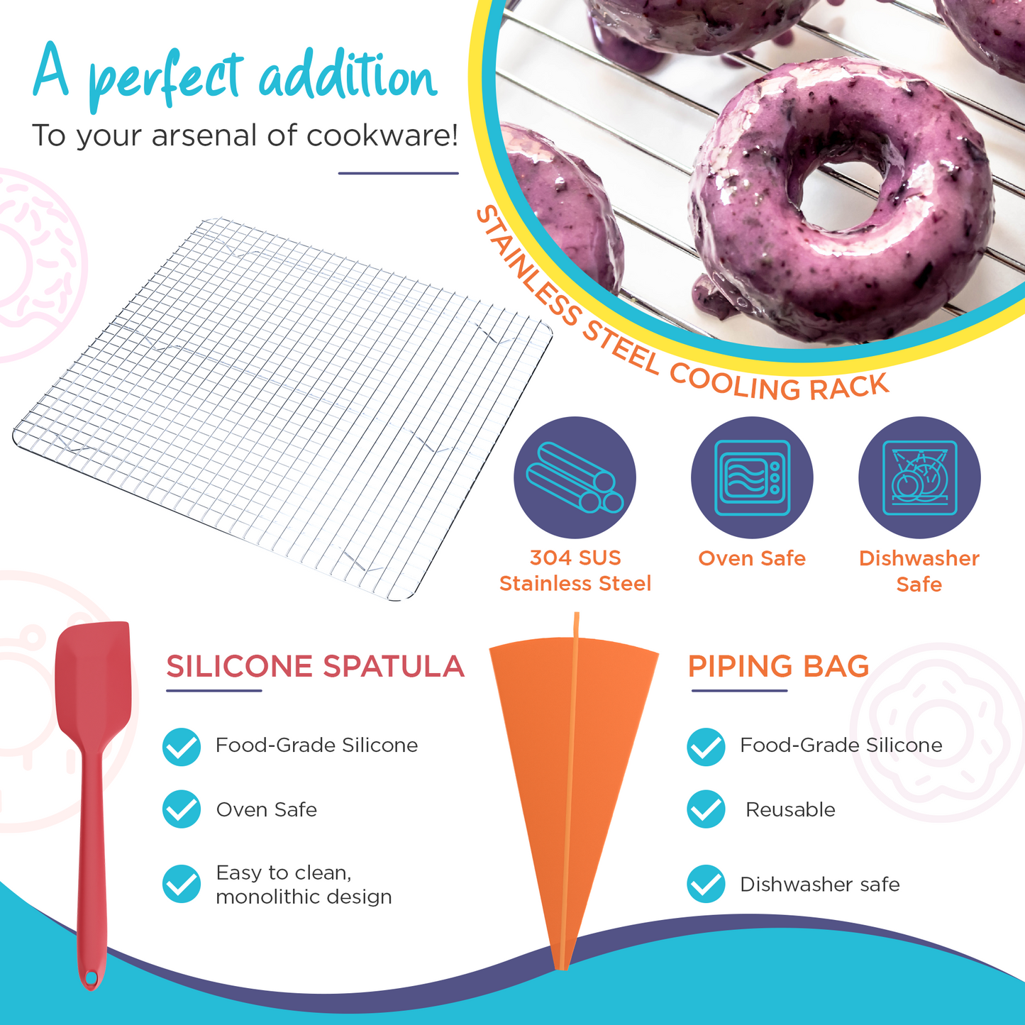 Silicone Donut Mold Set