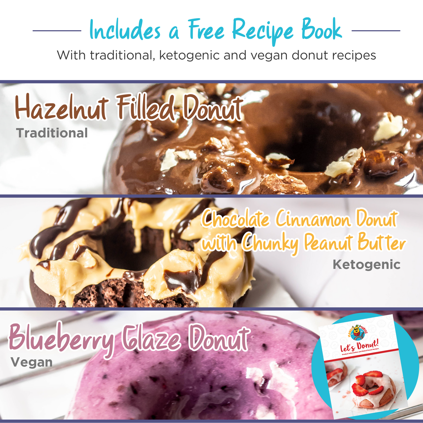 Silicone Donut Mold Set