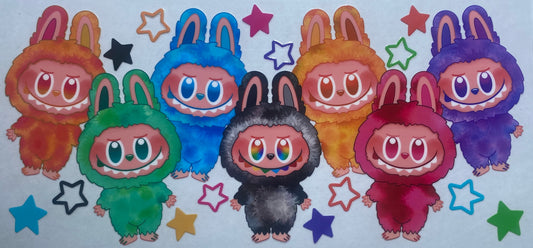 Cute Plush Monsters (Bright Colors)