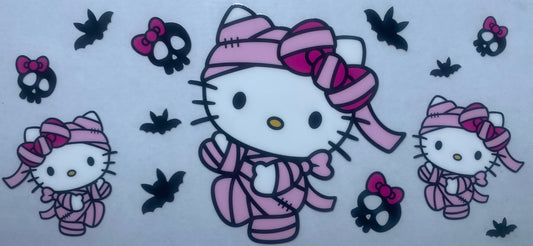 Pink Mummy Kat Character